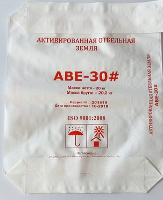 Torby do pakowania cementu Worki z zaworem PP z ziarnami Laminowane torby z polipropylenu