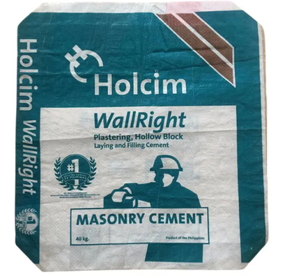 Biały cement BOPP Laminowane torby tkane PP Ryż paszowy